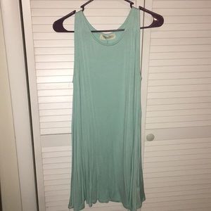 Aqua T-shirt dress
